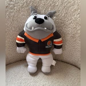 CLEVELAND BROWNS Plush Dawg 9"  NFL Football 1998